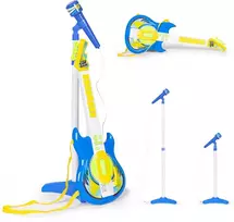 Multistore Elektrinė Gitara su Mikrofonu ir Stovu Vaikams