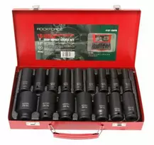 Rockforce ROCKFORCE NASADKI UDAROWE DŁUGIE 16szt. 1/2" /WALIZKA