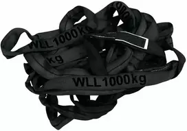 Tvirtinimo diržas SHZ Roundsling 2m/1000KG, juodas