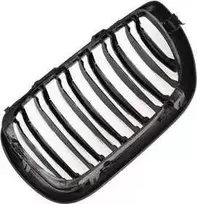 MTuning Sport Grilis Double Fins Blizgus juodas BMW 3 E46 Compact Facelift 2001-2005 m.