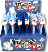 Teka Flexi Abra Peguin nutrinamas rašiklis (24 vnt.)