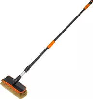 BRADAS AUTOMOBILINIS PLOVIMO ŠEPETYS SOFT SU VOŽTUVU TELESKOPINIS 180-300cm 2-PUSIS