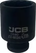 JCB 3/4 colio 43 mm gili smūginė galvutė (12 briaunų)