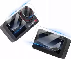 SunnyLife apsauginis dangtelis 2x ekrano apsauga + 3in1 objektyvas, skirtas DJI OSMO ACTION 5 PRO / OA5-BHM883