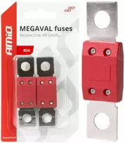 „Megaval MTA“ automobilio saugikliai, 2 vnt., 80A, amio-03462