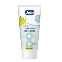 CHICCO 00012101000000 obuolių-bananų dantų pasta be fluoro 50 ml 6-24m