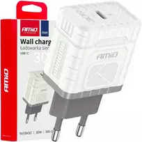 Sieninis įkroviklis Quick Charge GaN PD 30W USB-C AMIO-04285