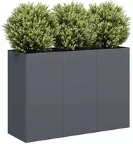 Lovelis, antracito, 120x40x80cm, šaltai valcuotas plienas