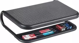 Laikiklis Q-Connect Q-Connect monitoriaus stovas, 38x29,5 cm, reguliuojamas aukštis, juodas