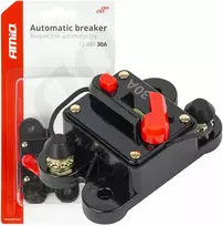 Automatinis automobilinis saugiklis / grandinės pertraukiklis 12-48V 30A AMIO-03824