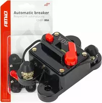 Automatinis automobilinis saugiklis / grandinės pertraukiklis 12-48V 80A AMIO-03827
