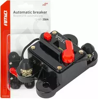 Automatinis automobilinis saugiklis / grandinės pertraukiklis 12-48V 250A AMIO-03831