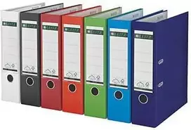 Leitz A4 80mm separatorius juodas (4002432332328)
