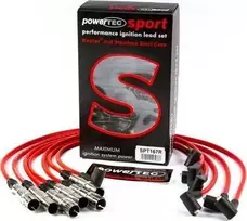 Powertec PowerTEC uždegimo laidai FORD GALAXY SEAT ALHAMBRA VW GOLF V6 88-00 Raudona