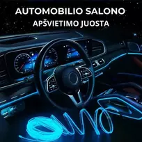 Automobilio salono apšvietimo LED juosta, 5 m