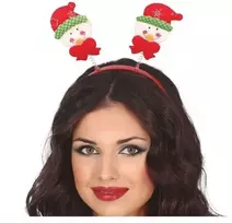 Fiesta Plaukų juosta su Kalėdų Senelio kepurėmis