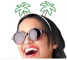 Fiesta Plaukų juosta su palmėmis
