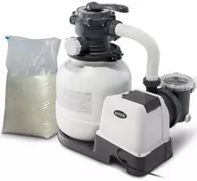 Smėlio filtro pompa 7900 l/h INTEX 26646 + 25 kg smėlio