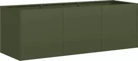 Lovelis, alyvuogių žalias, 120x40x40cm šaltai valcuotas plienas