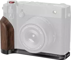 SmallRig 5266 L-Shape Mount Plate with Wooden Handle for FUJIFILM GFX100RF Juodas