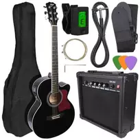 V-TONE EAG SET BK elektroakustinė gitara. + stiprintuvas