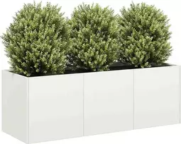 Lovelis, baltos spalvos, 120x40x40cm, šaltai valcuotas plienas
