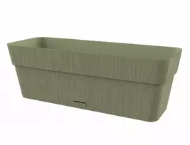 Stefanplast gėlių dėžutė su padėklu Ethica 30x13x12cm žalia
