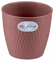 Stefanplast Gėlių vazonas Liberty Ø16x15cm rudas