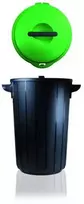 Style atliekų bakas Ecosolution 35 L 42,5x37,5x54 cm tamsiai pilkas/žalias