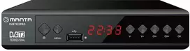 Imtuvas TV Manta Imtuvas DEKODER DVBT2 DVBT 2 TV NAZIEMNEJ Pultas FHD HEVC H.265 HDMI PVR USB