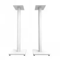 KANTO AUDIO 34" UNIVERSALUS KNYGŲ LENTYNOS GARSIAKALBIAI STOVAS - Baltas (PORA)