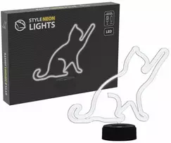 Manta SNL80WH LED lempa, šviesos dekoracija, 2 kategorijos, balta