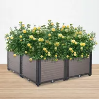 Augalų dėžė TERRA CUBE S, 82x82x31 cm