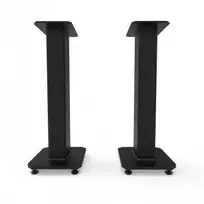 KANTO AUDIO 26" TALL FILLABLE SPEAKER STANDS WITH ISOLATION FEET - Juodas (PAIR)