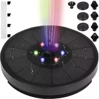 LED sodo fontanas su saulės baterija