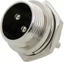 24-766# 2 kontaktų cb mikrofono lizdas korpusui