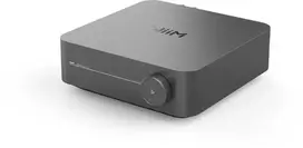 WiiM Amp Pro Dark Pilkas - Stereo Streaming Amplifier