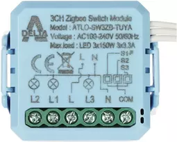 SMART SWITCH ATLO-SW3ZB-TUYA ZigBee, Tuya Smart