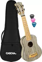 Soprano ukulelė Cascha Bamboo Graphite HH 2315