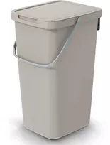 Keden šiukšliadėžė Systema Q Collect, smėlio spalvos, 25 l