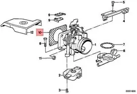 BMW E30 E34 Dichtung Asbestfrei Originalus 13541709714