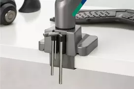Laikiklis Leitz KENSINGTON SmartFit dual monitorius arm with crossbar and handle
