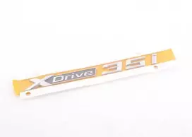 BMW F15 F16 X5 X6 xDrive35i priekinių kairiųjų arba dešiniųjų durų emblema 51147345059 originali