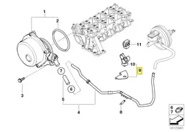 Bmw E87 E46 E90 E91 E92 E93 Švaros Šlaunies Laikiklis Originalus 11667787914