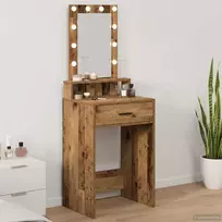 Makiažo stalas Ruda 50 x 41 x 140 cm Apdirbta mediena