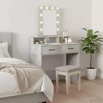 Makiažo stalas Pilka 79 x 41 x 140 cm Apdirbta mediena