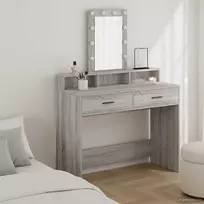Makiažo stalas Pilka 100 x 41 x 140 cm Apdirbta mediena