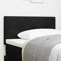 Galvūgalis Juodas 90 cm Aksomas