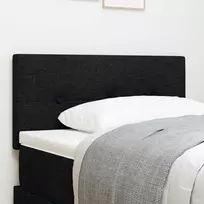 Aukščio reguliuojamas atlošas Juodas 100 cm audinys
