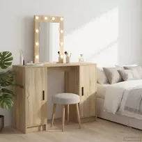 Makiažo stalas Ruda 102 x 33 x 135 cm Apdirbta mediena